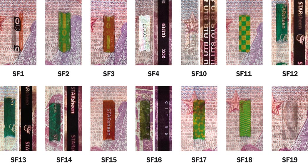 Sicherheitsfäden bei deutschen 0-Euro-Scheinen. (© Matthias Hinrichsen)